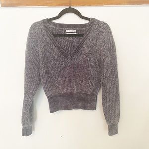 Urban Outfitters cropped gray sweater